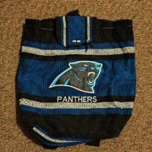 Carolina Panthers NFL Embroidered Backpack Pull String Bag Knapsack Canvas